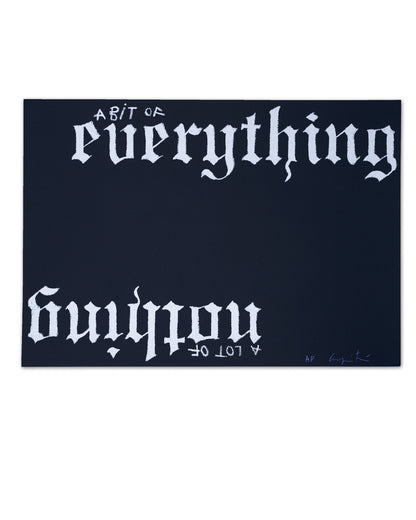 'A BIT OF everything, A LOT OF nothing' Poster