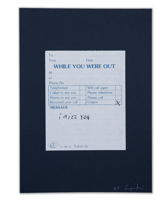 'URGENT I miss you' Poster